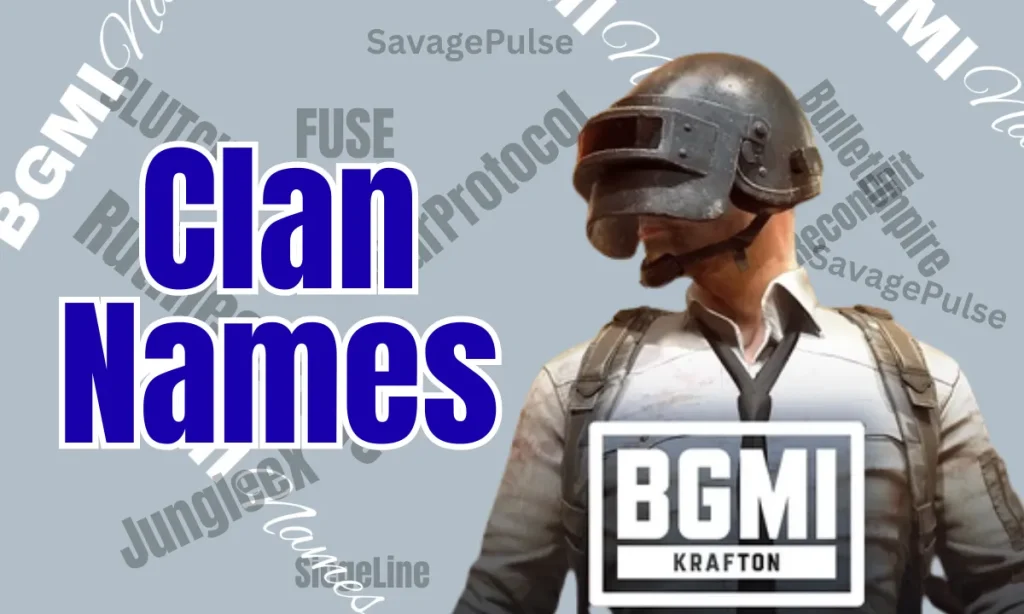 BGMI Clan Names