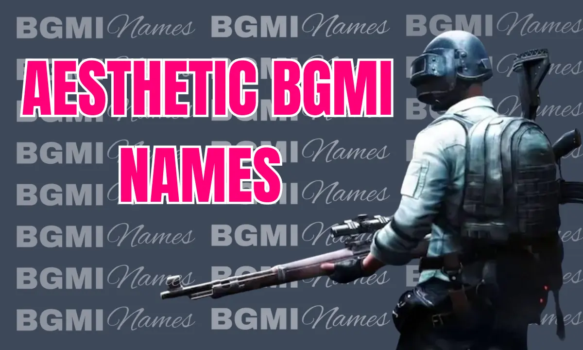 Aesthetic BGMI Names