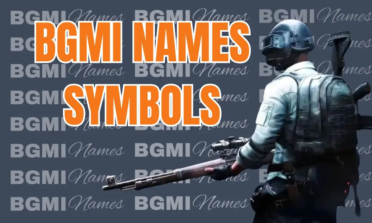 BGMI Names Symbols