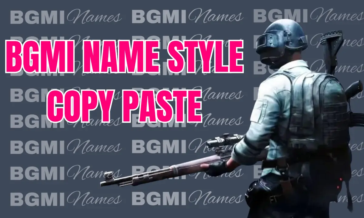 BGMI Name Style Copy Paste