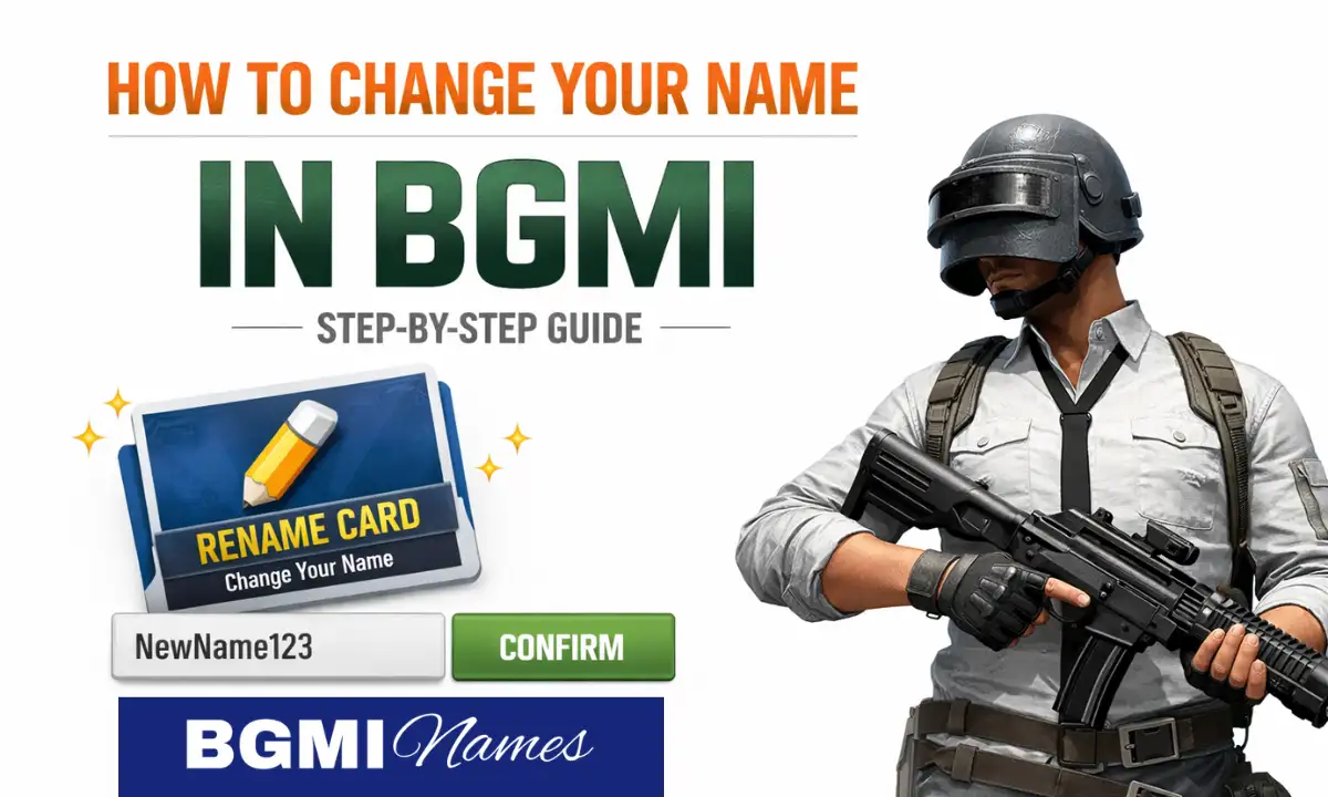 How to Change Your Name in BGMI