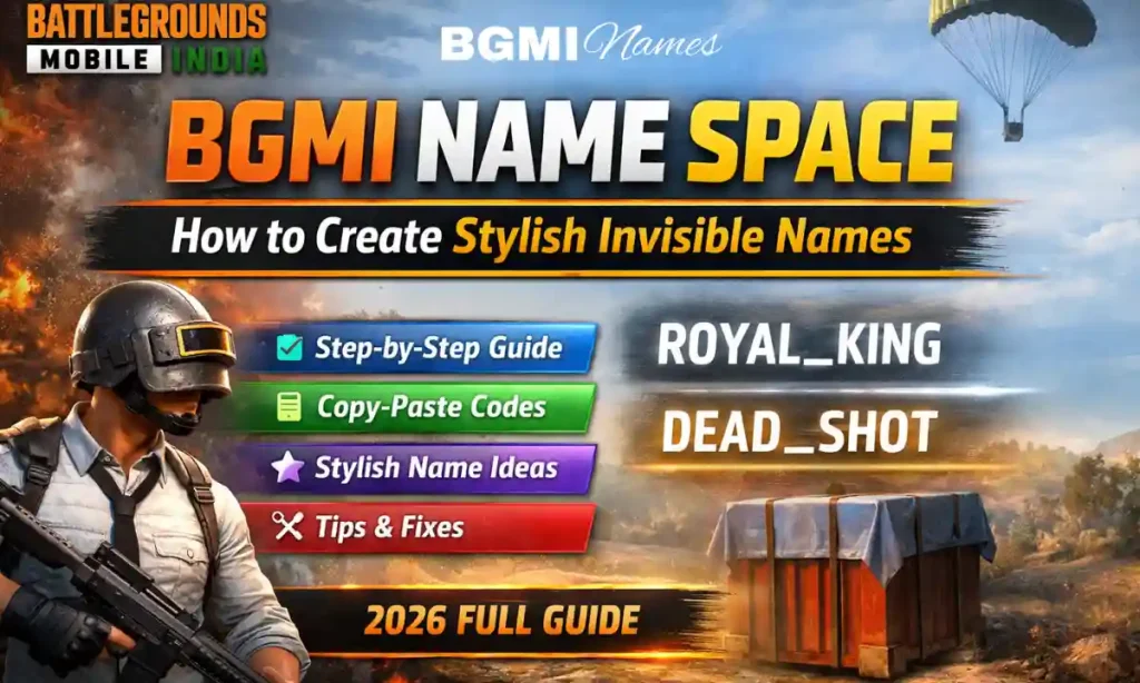 BGMI Name Space