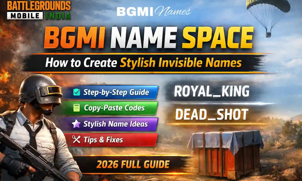 BGMI Name Space