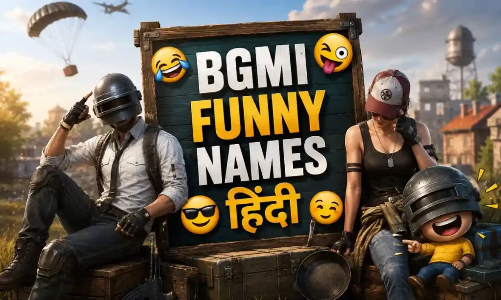 BGMI Funny Names Hindi
