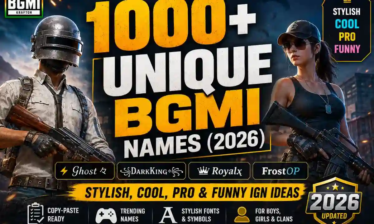 Unique BGMI Names