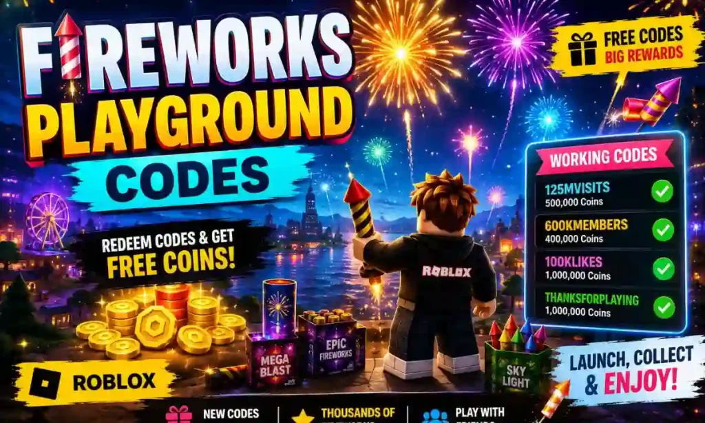Fireworks Playground Codes