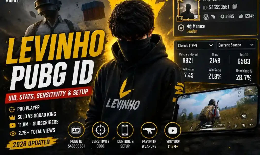 Levinho PUBG ID