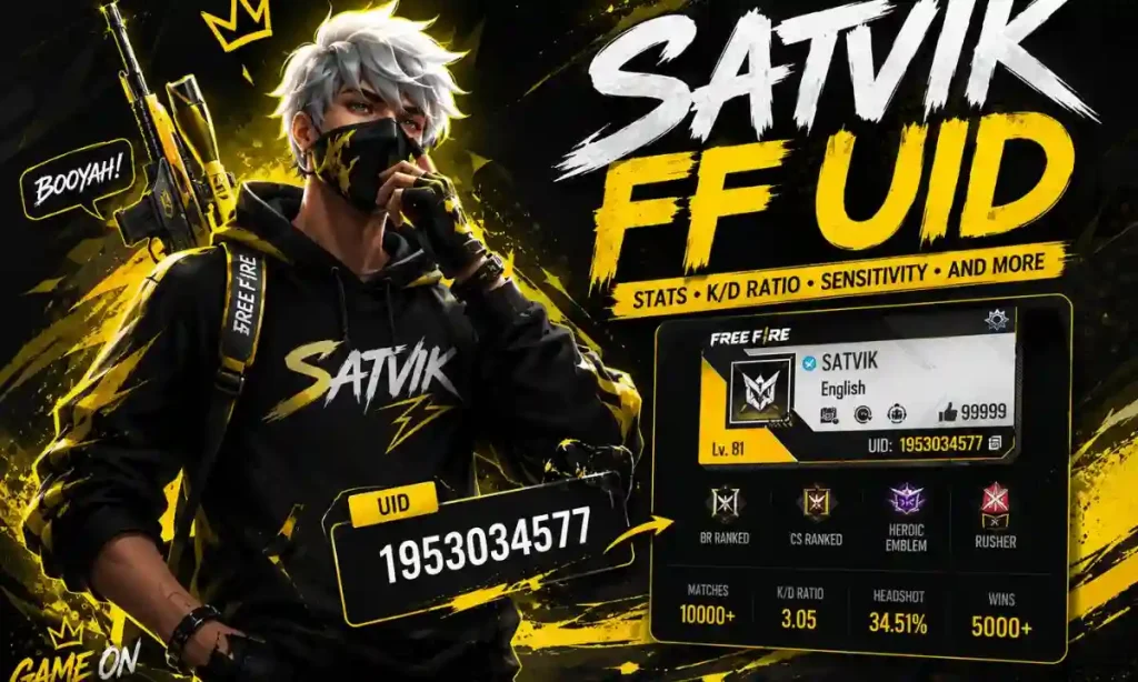 satvik ff uid